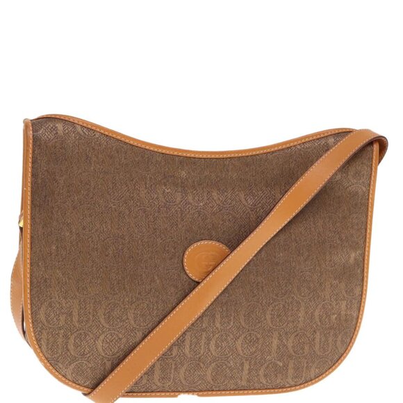 GUCCI Shoulder Bag Canvas Beige - Picture 1 of 15